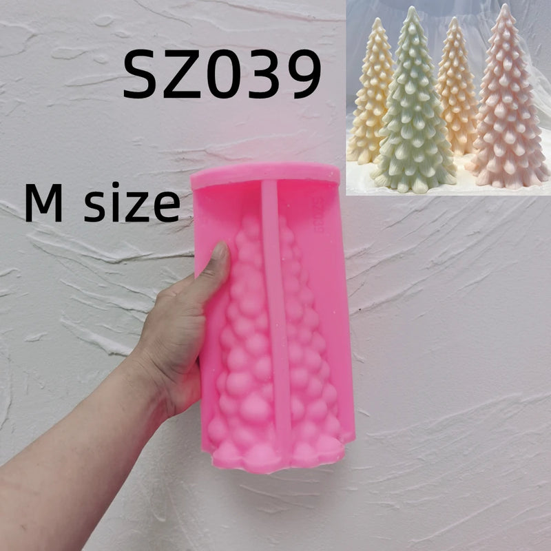 27.2CM Big Christmas Tree Silicone Candle Mold