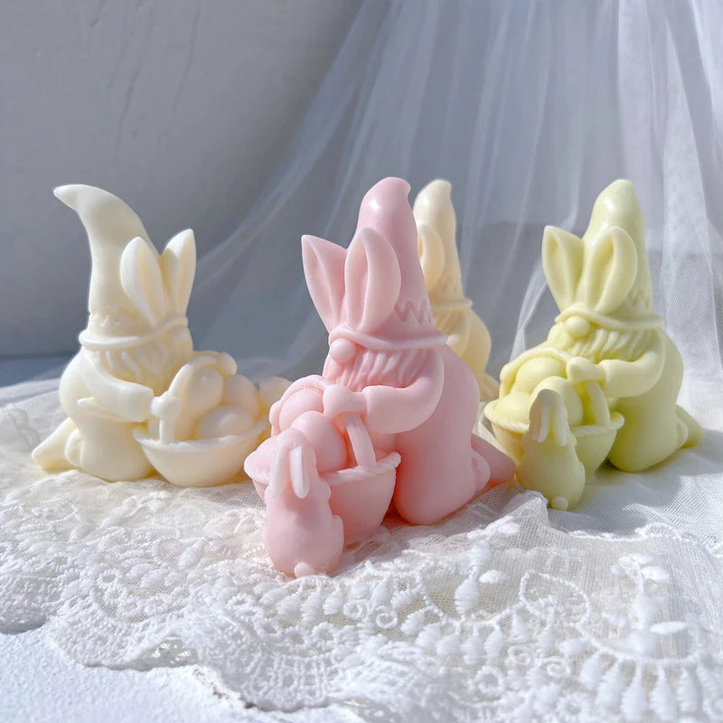 Easter Gnomes Silicone Candle Molds