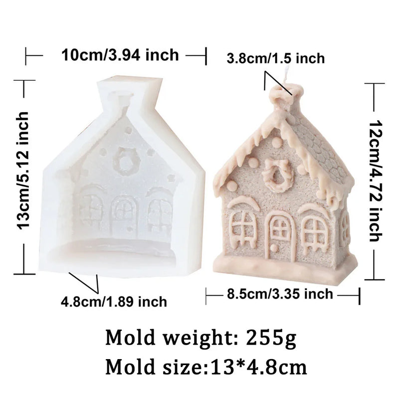 Holiday Hideaway Silicone Candle Molds