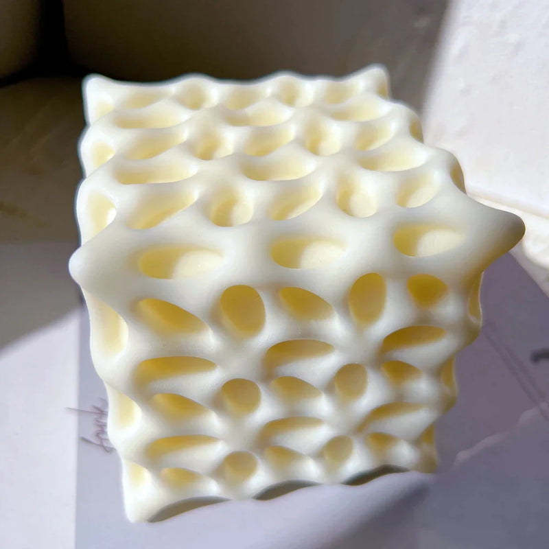 Hole Square Cube Candle Mold