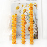 Honeycomb Flower Bee Long Pillar Candle Silicone Mold