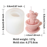 Christmas Mini Santa Cups Silicone Candle Mold - 8 Style