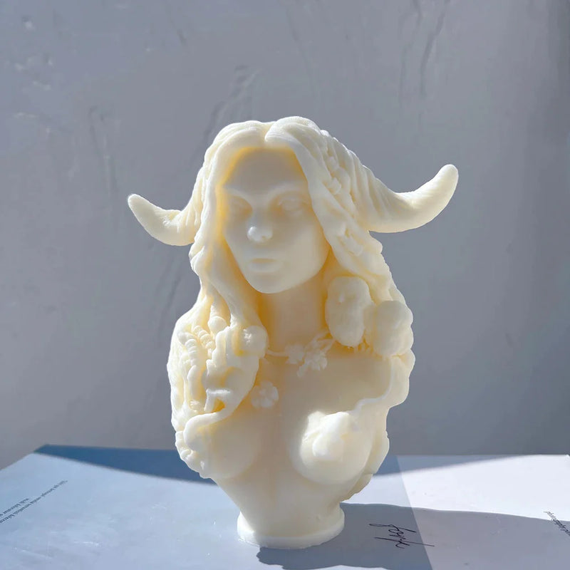 Goddess Bust Silicone Candle Molds