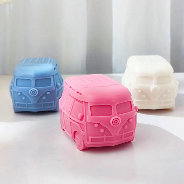 Retro Camper Van Silicone Candle Mold