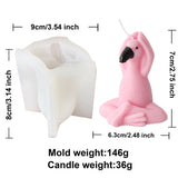 3D Flamingo Silicone Candle Mold for Cute Bird Crafts