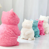 Cute Fat Cat Silicone Candle Mold