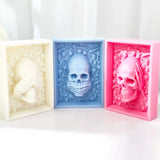 Trinity Skull Wisdom Candle Mold