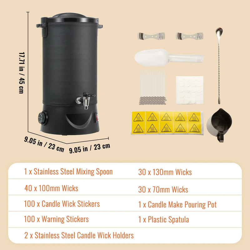 Wax Melter for Candle Making