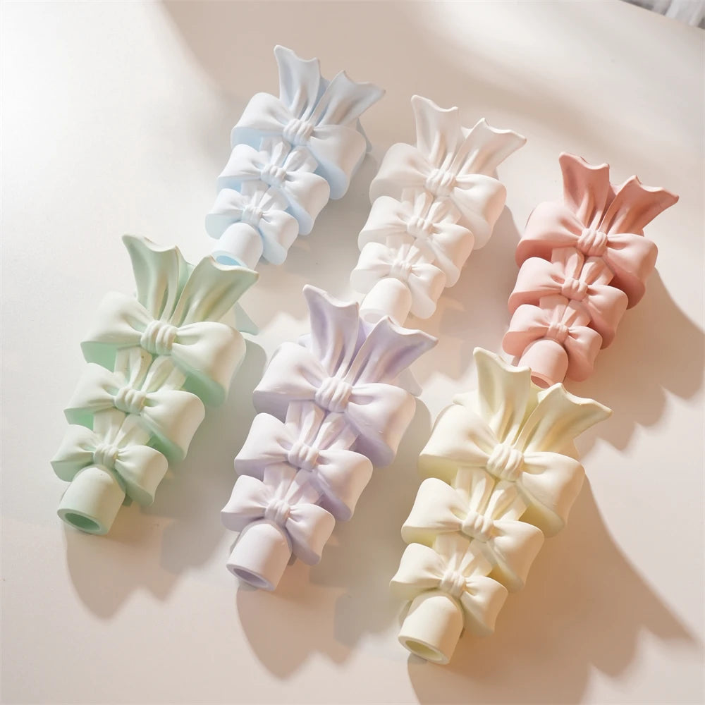 Christmas Bowknot Tree Candle Holder Silicone Mold