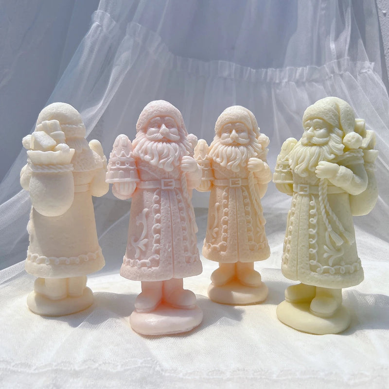 Christmas Gingerbread Santa Candle Mold