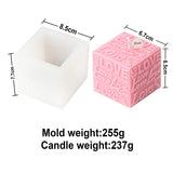 LOVE Cube & Cylindrical Candles Mold