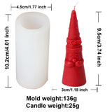 Long Hat Christmas Silicone Candle Molds