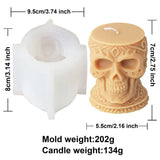 DIY Skull Candle Mold for Halloween Decor