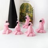 3D Flamingo Silicone Candle Mold for Cute Bird Crafts