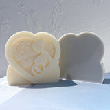 Heart Shaped Figurine Mother Candle Mold