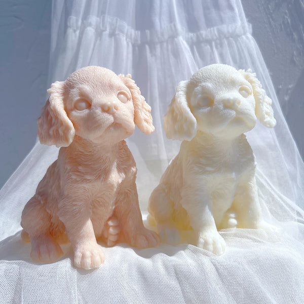 King Charles Puppy Candle Mold