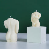 Shy Female Body Silicone Candle Mold Candles molds