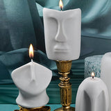 Silicone Mold For Abstract Face Scented Candle Candles molds