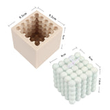 Silicone Square Three-dimensional Geometry Drill Face Rubik's Cube Aromatherapy Gypsum Liquid Silicone Candle Fondant Mold Candles molds