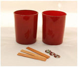 Smokeless Wooden Candle Wicks Candle Cores with Iron Stand for DIY Candle Making Candles molds