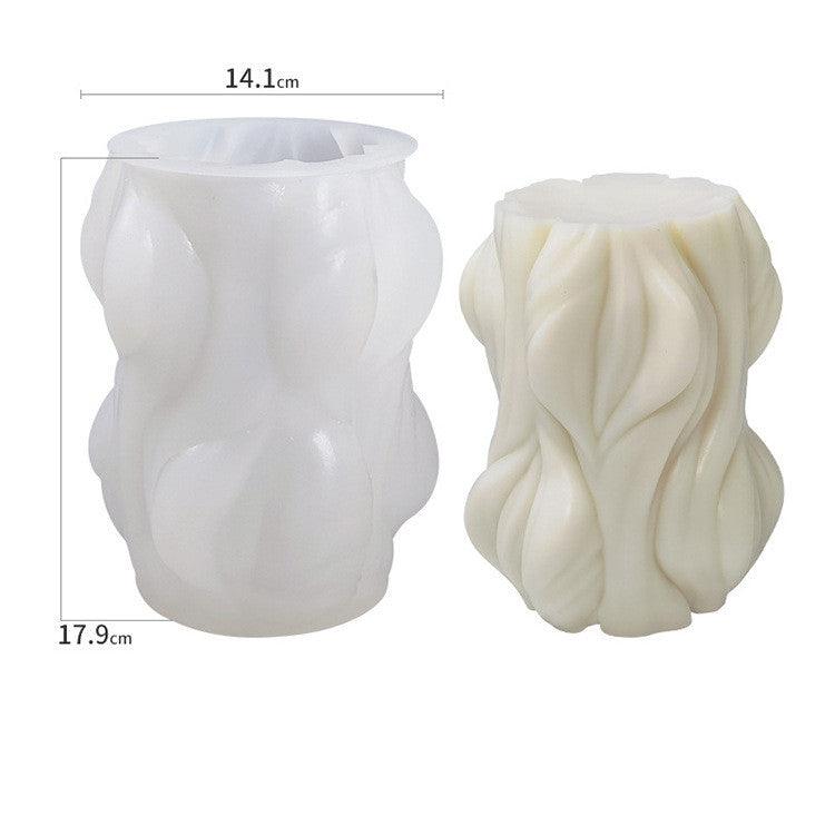 Spiral Cylinder Scented Candle Silicone Mold DIY Candles molds