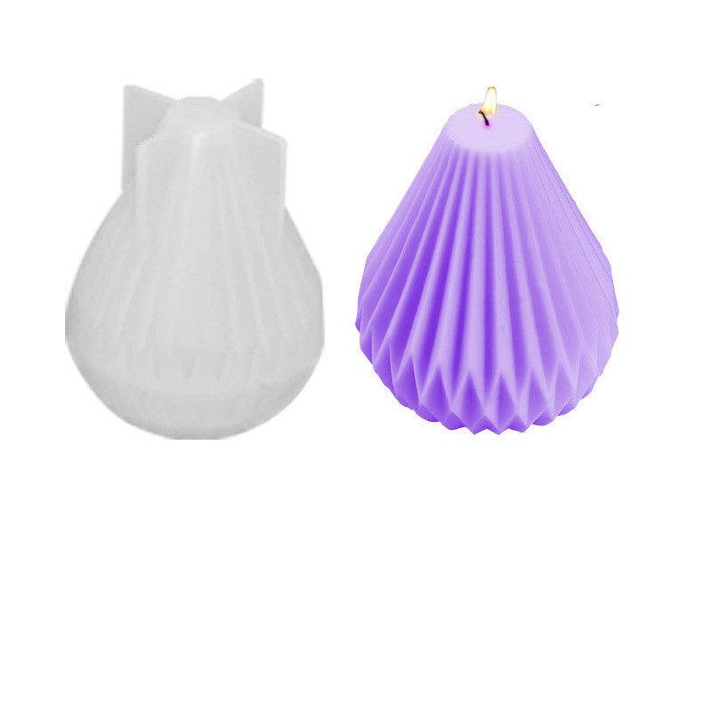 Spiral Cylinder Scented Candle Silicone Mold DIY Candles molds