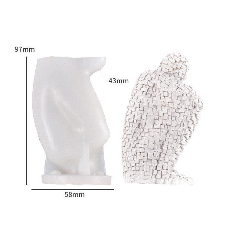 Spiral Cylinder Scented Candle Silicone Mold DIY Candles molds