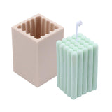 Square Bubble Candle Mold