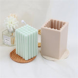 Square Bubble Candle Mold