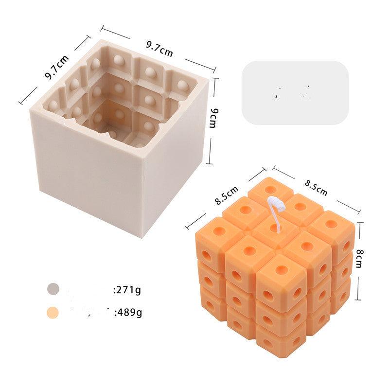 Square Dice Silicone Candle Mold Candles molds