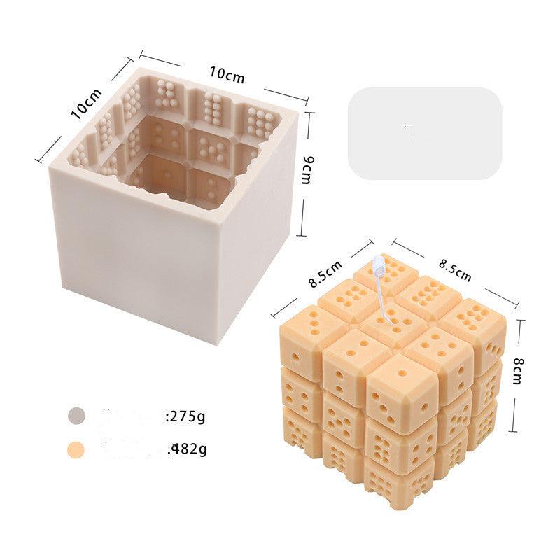 Square Dice Silicone Candle Mold Candles molds