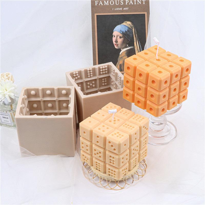 Square Dice Silicone Candle Mold Candles molds