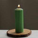 Striped Simple Decorative Candle Mold Candles molds