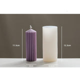 Striped Simple Decorative Candle Mold Candles molds