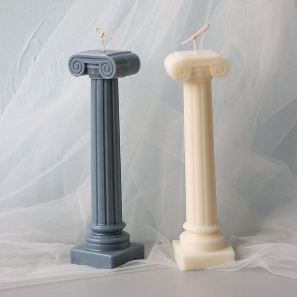 Transparent Roman Column Candle Mold Candles molds