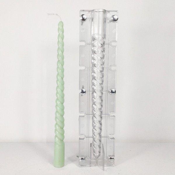 Transparent Taper Candle Mold Candles molds