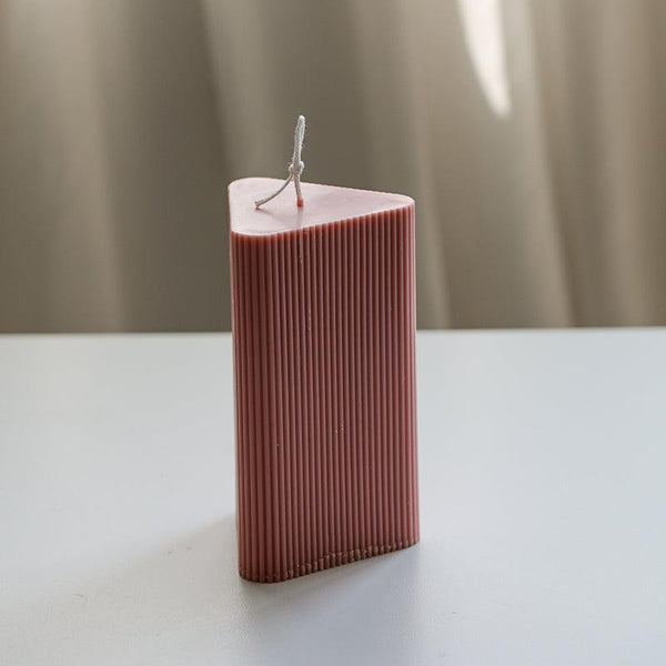 Triangular Vertical Striped Candle Mold