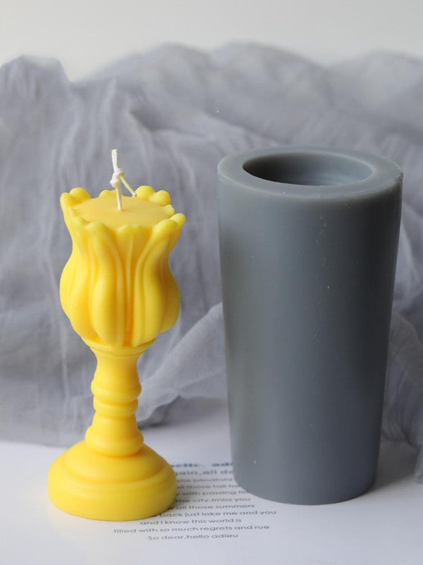 Tulip Candlestick Candle Mold Candles molds