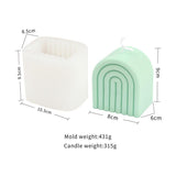 U-shaped Rainbow Bridge Arch Silicone Candle Mold Candles molds