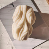 Wavy Swirl Candle Mold