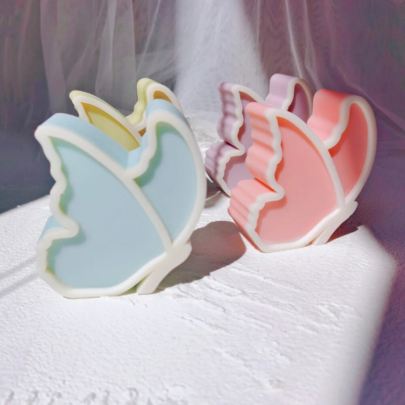 3D Cute Butterfly Candle Silicone Mold