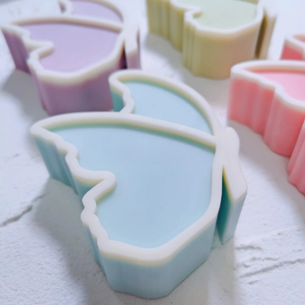 3D Cute Butterfly Candle Silicone Mold