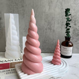 Unicorn Spiral Cone Silicone Candle Mold Candles molds