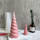 Unicorn Spiral Cone Silicone Candle Mold Candles molds