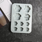 Unleash Your Creativity with a Handmade Crystal Epoxy Dog Paw Silicone Mold Candles molds