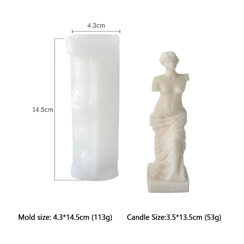 Ancient Roman Venus Column Silicone Mold