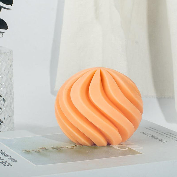 Wavy Ball Silicone Candle Mold Candles molds