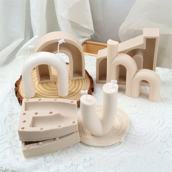 Wavy Shape Silicone Candle Mold Candles molds