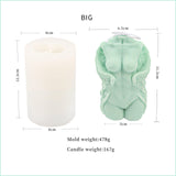 Winged Beauty: Angel Wings Body Candle Mold for Him and Her Candles molds