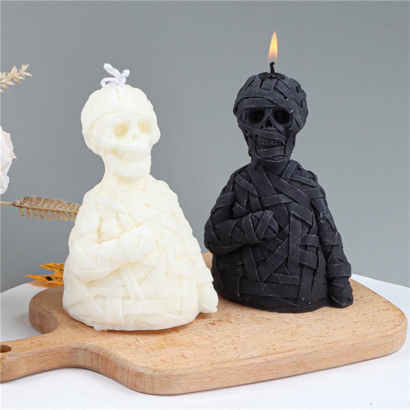 Zombie Skull Halloween Silicone Candle Mold Candles molds